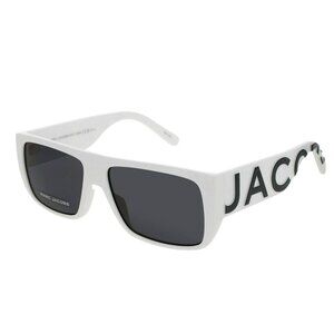 Marc Jacobs White Square Logo Sunglasses NWT